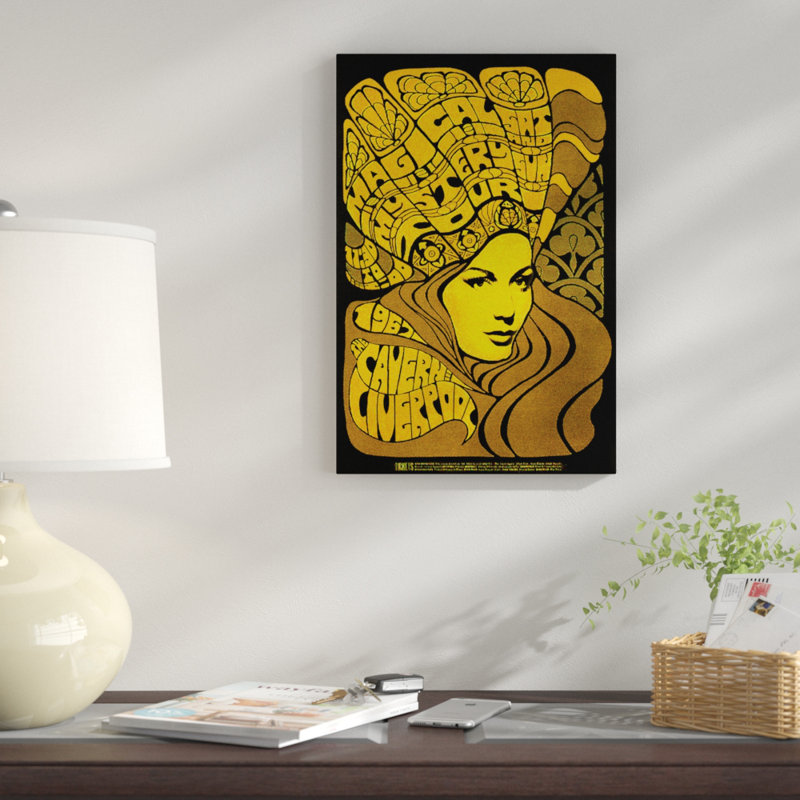 «The Beatles Magical Mystery Tour Tribute», affiche imprimée sur toile, H 40 po x l 26 po x P 1,5 po, Toile tendue