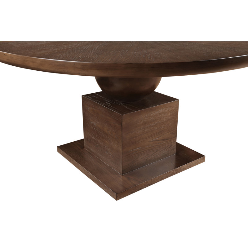 Table de conférence ronde Rishal, Brun