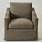 28" Wide Down Fill Upholstered Slipcovered Swivel Barrel Chair-481038212