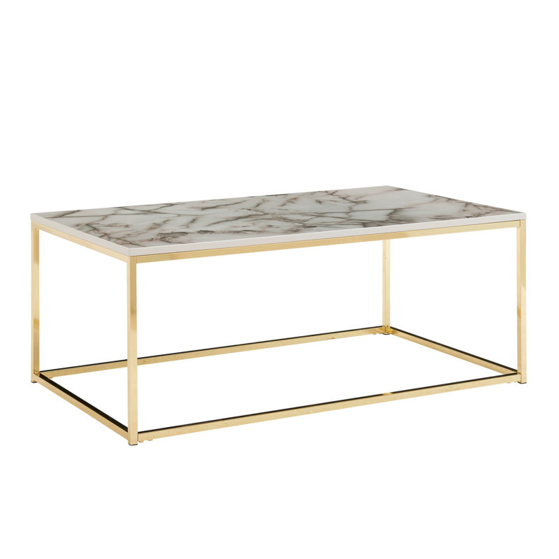 Gatsas Frame Coffee Table, Yellow