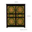Armoire d'appoint moderne et simple en bois massif