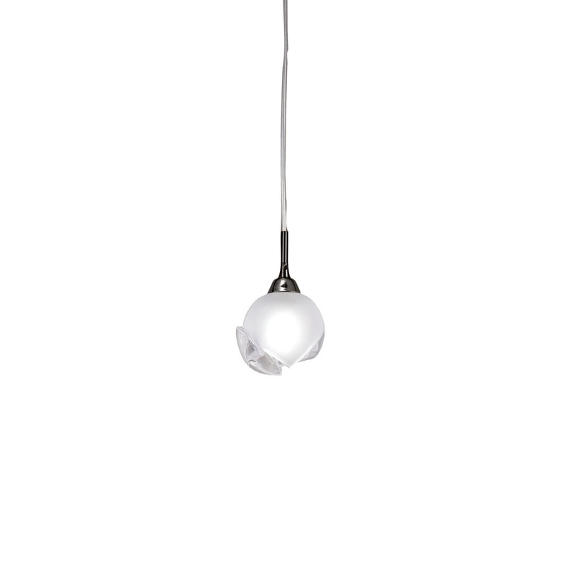 Swasey 1 - Light Mini Pendant, Black Chrome