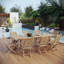 Marina Outdoor Patio 9 Piece Teak Dining Set