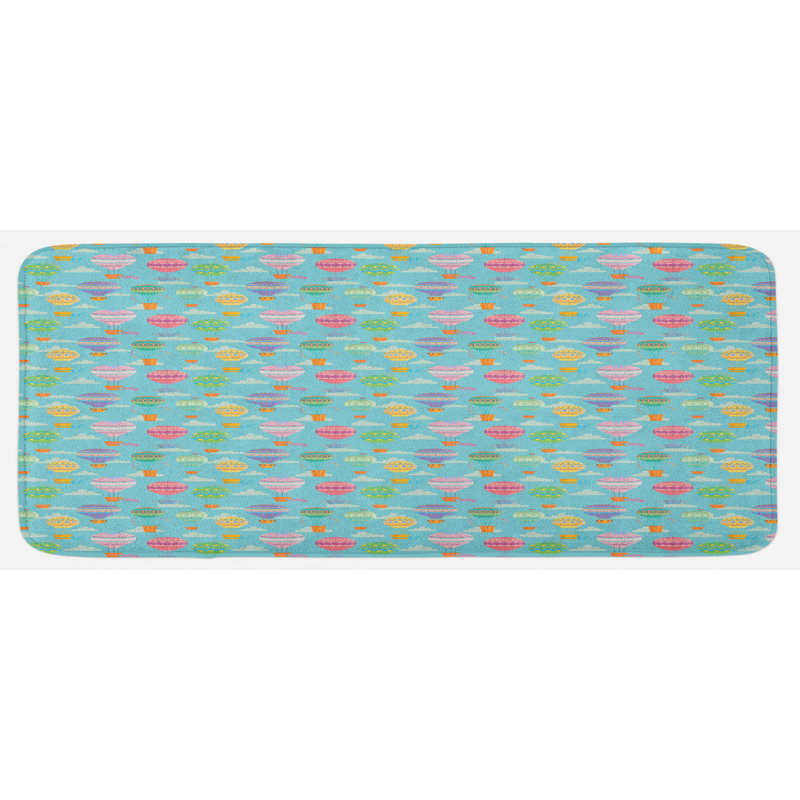 Modern & Contemporary Synthetic Kitchen Mat