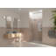 Stellar 45 in. x 78 in. Fully Frameless 3 Panel Inline Hinge Shower Door-954751466