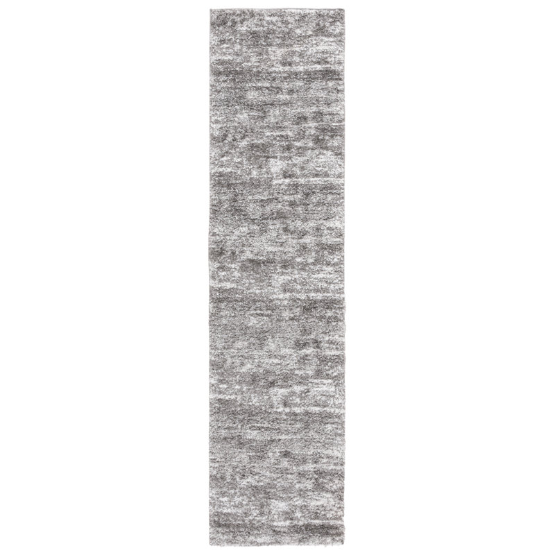Antwan Penelope Shag Performance Abstract Rug, Runner 2' x 8'