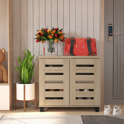 Millan 12 Pair Shoe Storage Cabinet