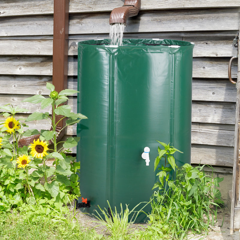 Denishia 100 Gallon Folding PVC Rain Barrel Water Collector