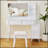Modern Makeup Vanity Desk With LED Lights, Adjustable Mirror, And 4 Drawers, Ideal For Stylish And Functional Bedroom Use-863553530