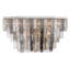 Altesa, plafonnier encastré, 33 lumières, 53 po, chrome, verre mélangé-906569867