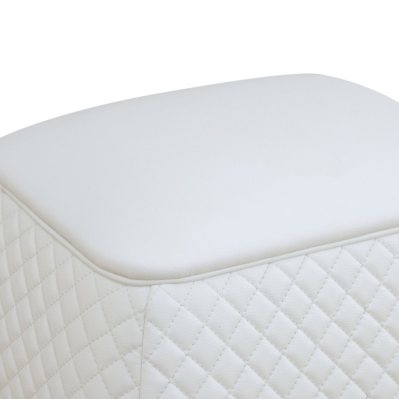 Repose-pieds Halldin, Simili cuir blanc