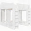 Lit triple avec tablettes de rangement et crochets, simple + simple sur simple TG-711175864