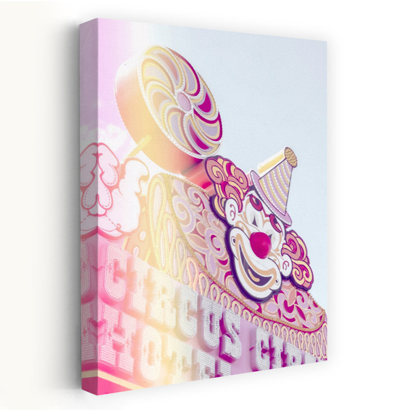 «Circus Sign Flare Portrait Abstract Contemporary Landscape Landscape», art mural, H 24 po x l 16 po