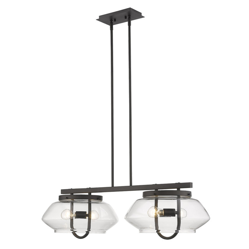 Mathes 4 - Light Kitchen Island Pendant, Oil-Rubbed Bronze