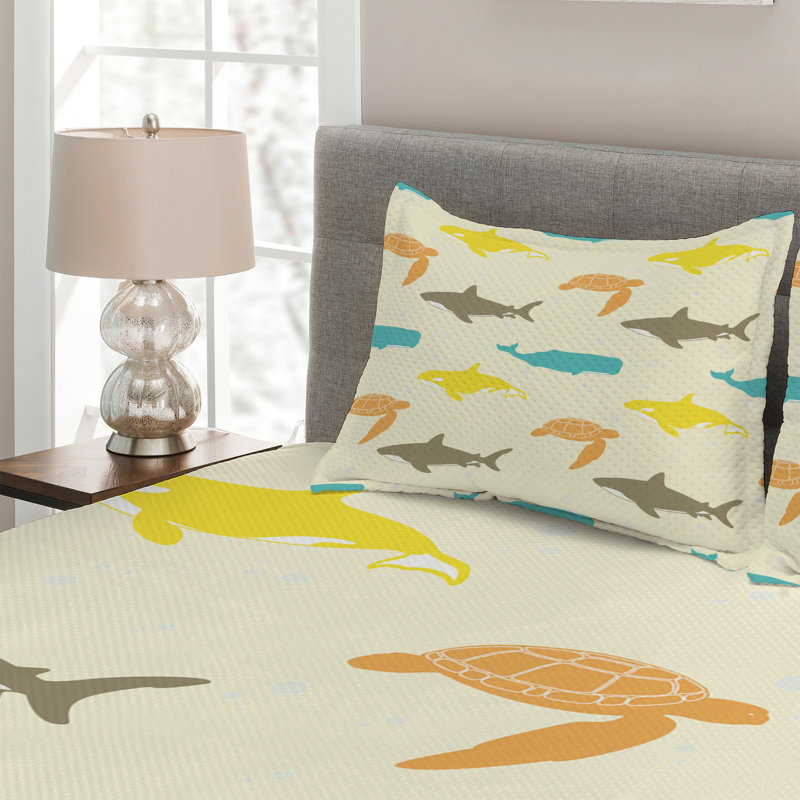 Coastal Polyester Coverlet