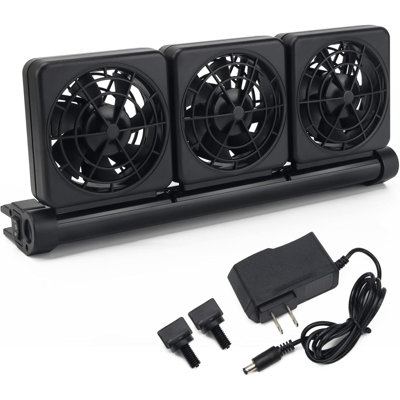 Aquarium Fan 3 4 Heads, Aquarium Chillers Cooling Fan Adjustable For Water Tank, Aquarium Tankfish Tank Cooling Fan