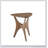 Triangle Wood Side Table