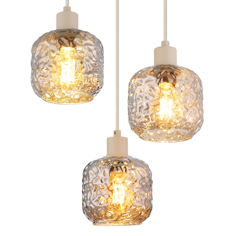 Sumako 3 - Light Bronze Geometric Pendant