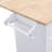 Farmhouse Kitchen Island Set With Drop Leaf And 2 Seatings, Spacious Storage And Adjustable Shelf For Modern Kitchens-1975011639