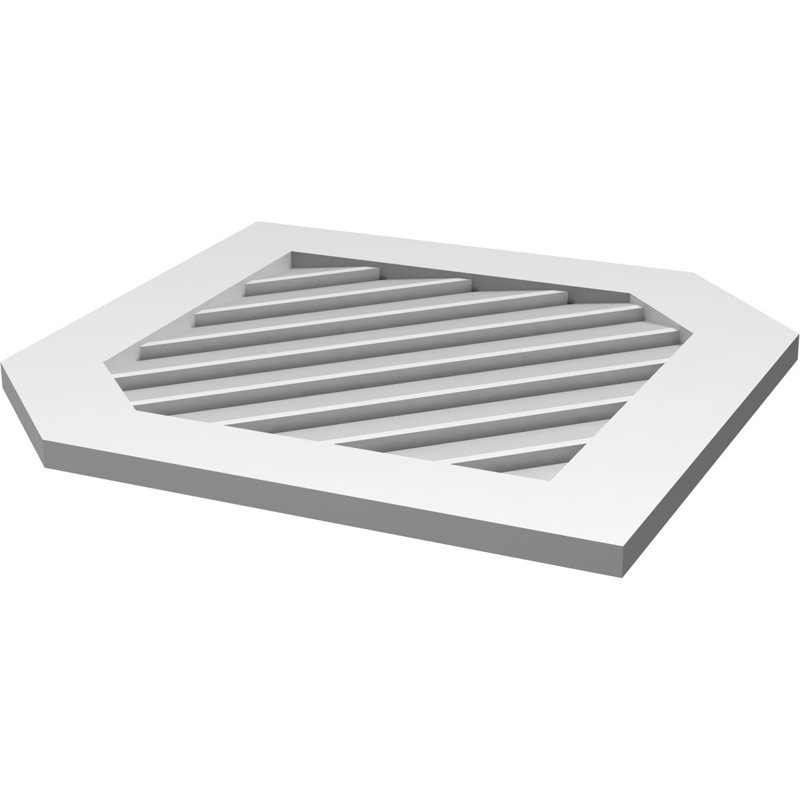 Pente verticale verticale en uréthane Signature, H 1 po x l 28 po x L 36 po