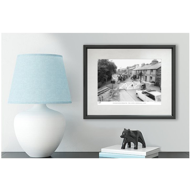 Penrhyndeudraeth, The Level Crossing C1965 by Francis Frith - Single Picture Frame Print, 60cm H x 80cm W x 2.3cm D