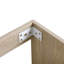 Ensemble de meuble-lavabo mural simple 36 po Maraam