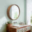 Miroir mural coulissant 23,62 "avec tablettes de rangement