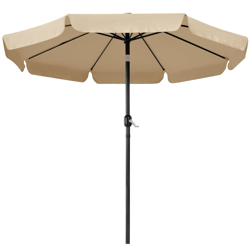 Archie Cranck Archie & Oscar™ Harworth 105'' Market Umbrella with Crank Lift Counter ...