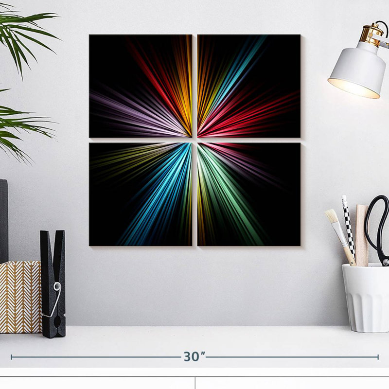 Avery Radial Rainbow, H 18 po x l 18 po