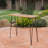 Industrial Wood And Metal Bar Table