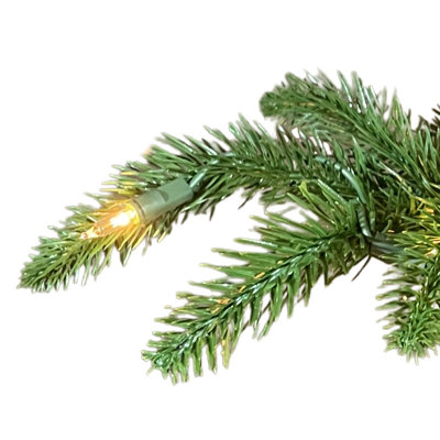 Sapin de Noël artificiel illuminé Iolana - support inclus