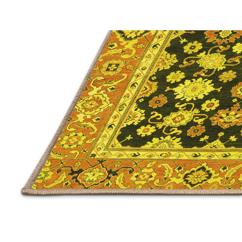 Washable Oriental Indoor Rug, Runner 2' x 5'