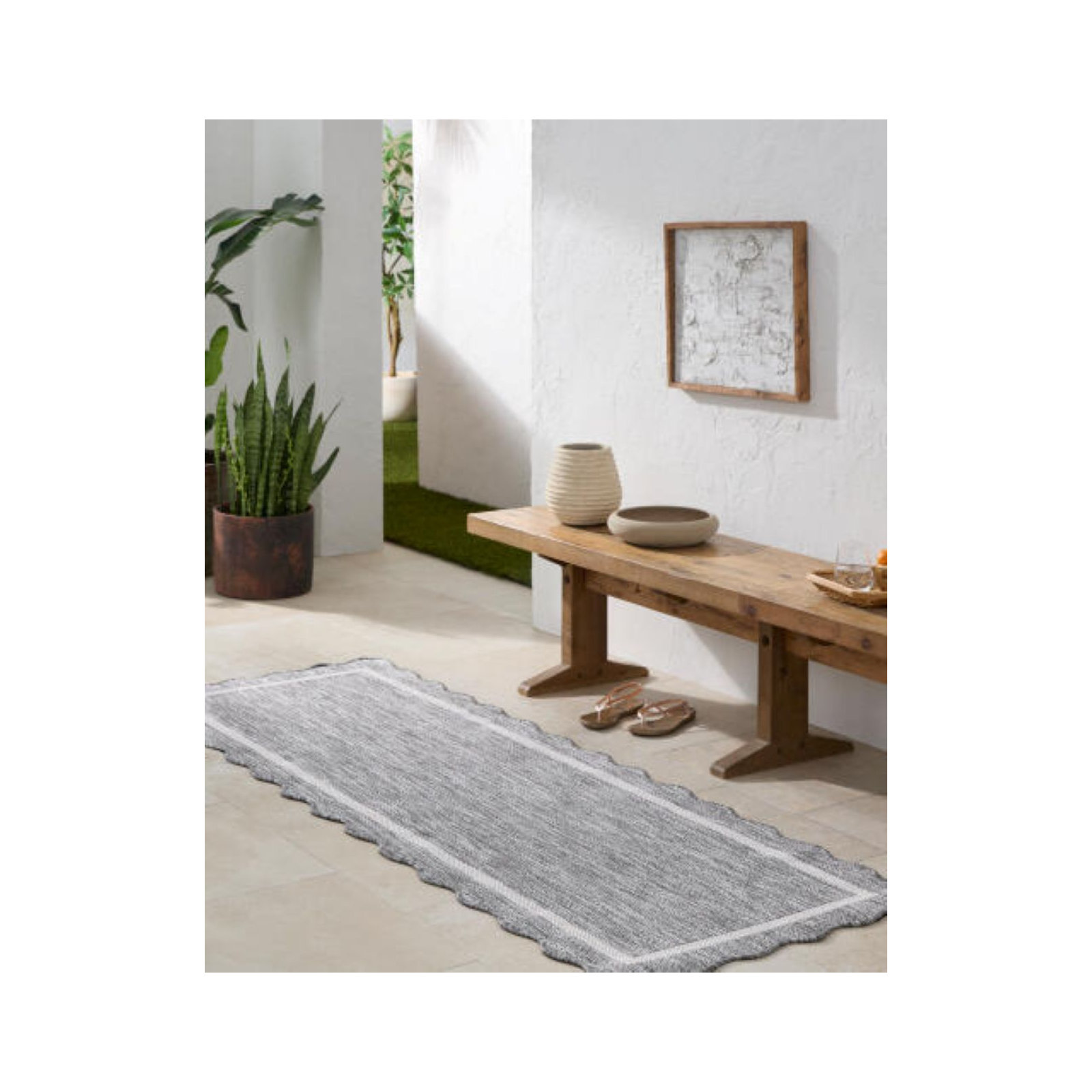 Skiles Machine Woven Rug, Runner 2'7.5" x 7'2.6"