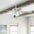 52" Whittier 5 - Blade Standard Ceiling Fan with Pull Chain and Light Kit Included