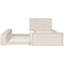 Lit plateforme avec lit gigogne escamotable et tablettes-982048355-982048354