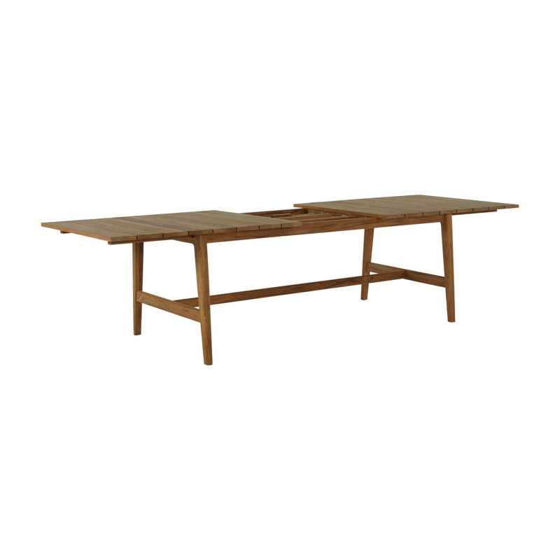 Coast Outdoor Dining Table, Natural Teak