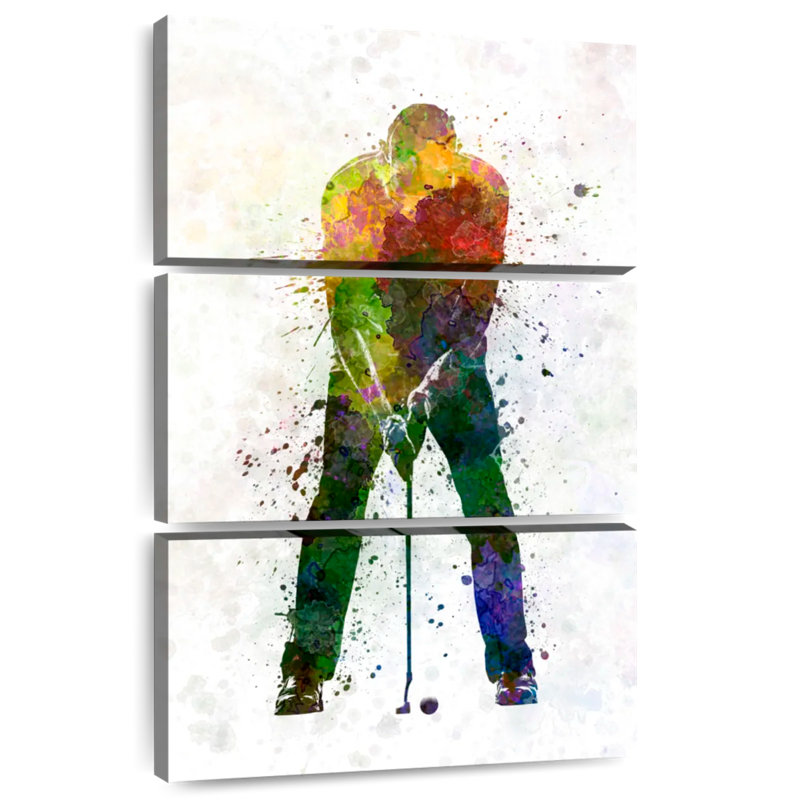 Sireci Golfer Putting Silhouette, 74" H x 48" W