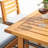 Patio Dining Table With Slatted Top
