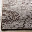 Tapis gris en viscose / laine / coton noué à la main Donnavon-24291673