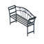 Banc de jardin en acier Chacko-25953529