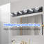 Luminaires de salle de bain à DEL avec miroir - noir 6, à intensité variable, rotatif, économie d'énergie, facile à assembler à 6 lumières murales de salle de bain à intensité variable, DEL, conception rotative, économie d'énergie, installation et montage simples-515571704-515571706-515571703
