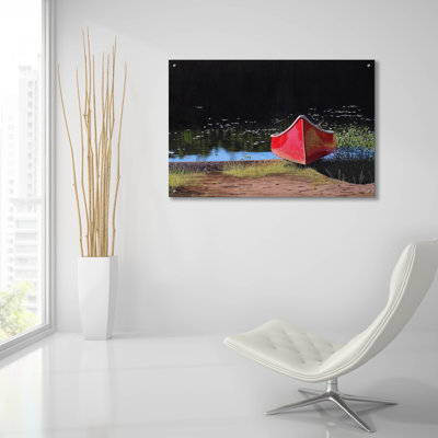 «Canoe» par Kenneth M Kirsch, art mural en verre acrylique