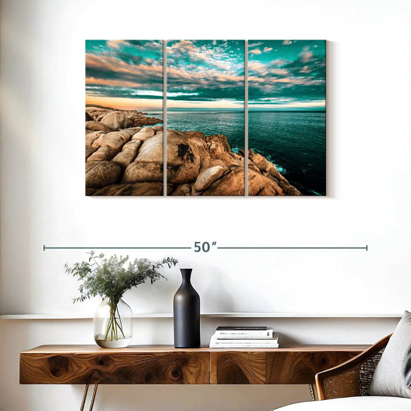 Gillard Dramatic Seascape, 24" H x 38" W