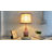 18” Pink Rechargeable Ceramic Lamp With Golden Base(Set Of 2)