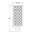 CLOVER LED Outdoor Post Lantern, Black/White