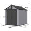 Remise de rangement en plastique XWT012 6 * 8ft pour jardin à outils