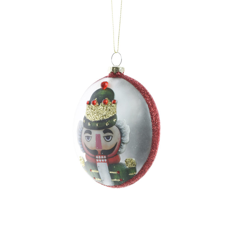 Ornement suspendu rouge (paquet de 3), Rouge