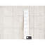 1'6"x1'6" Ivory 100% Wool Hand Loomed Modern Box Design Sample Rug G87945