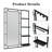 Modern Vanity Mirror with Multi-functional Shelf, Suitable for Bathroom, Living Room, Bedroom and Other Spaces