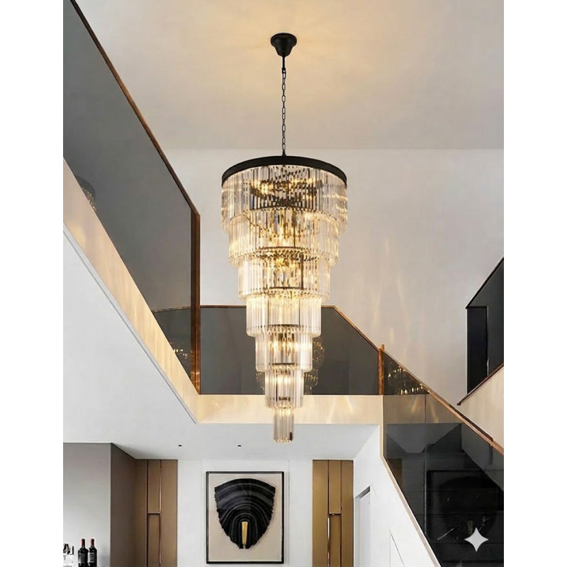 Lustre 7 niveaux Modern Crystal